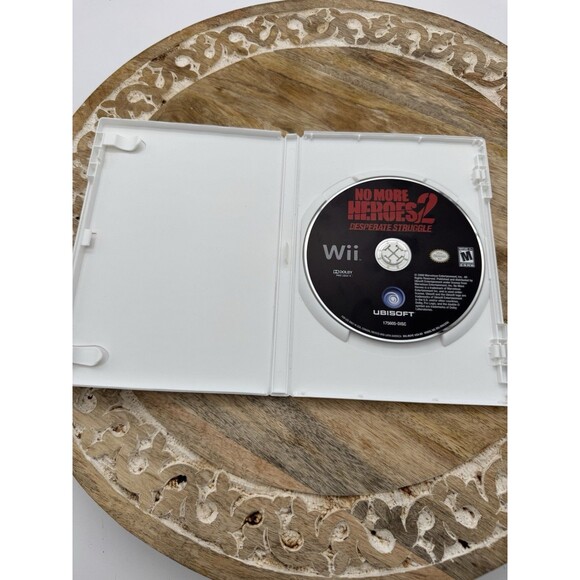 No More Heroes 2: Desperate Struggle (Nintendo Wii, 2010) No Manual - Picture 3 of 4